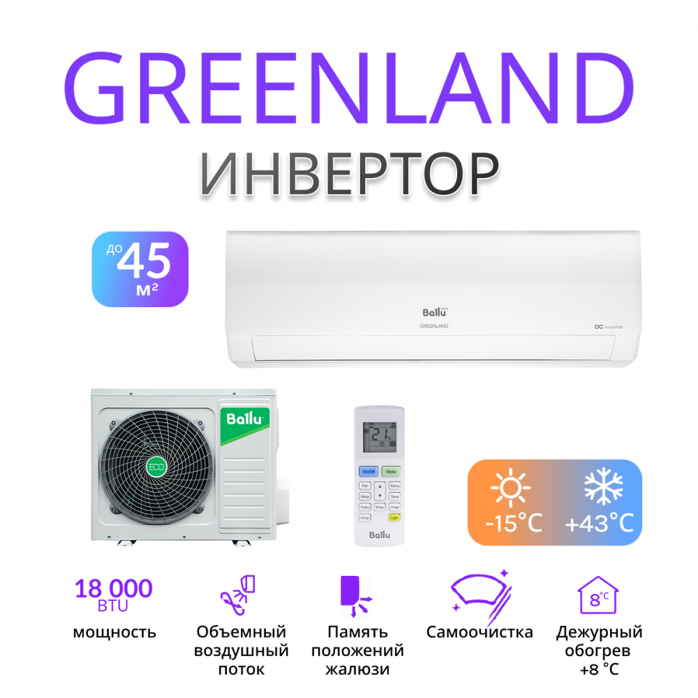 BALLU Greenland DC BSGRI-18HN8_22Y