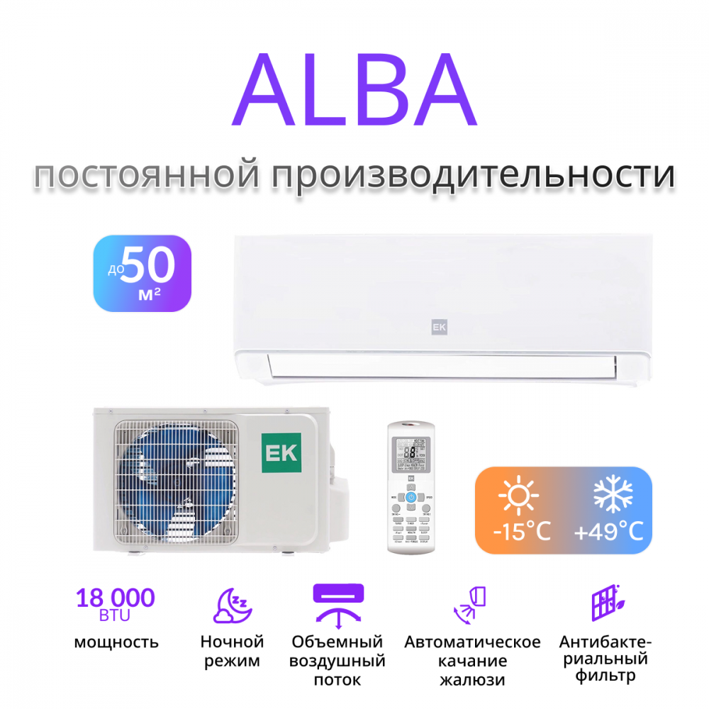 EUROKLIMAT ALBA EKSA-50HN / EKOA-50HN