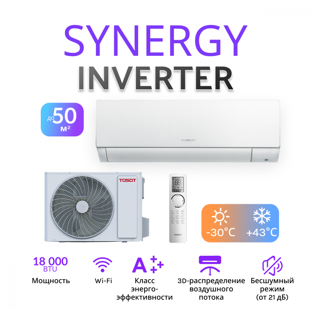 TOSOT SYNERGY T18H-SYN/I/T18H-SYN/O