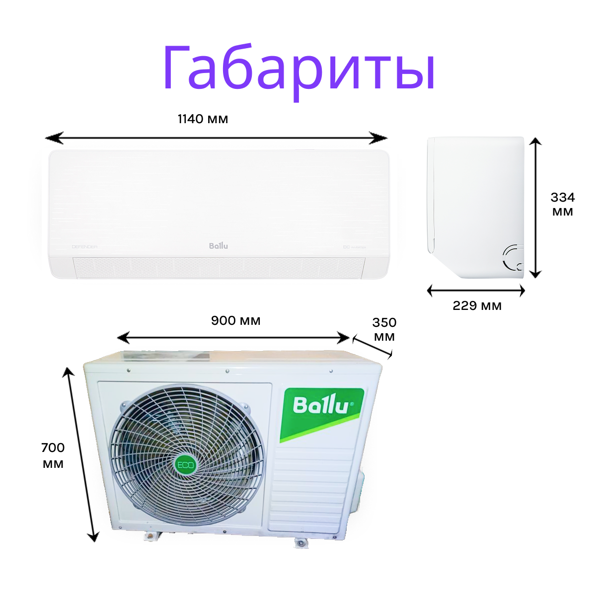 BALLU Defender BSHI-24HN8
