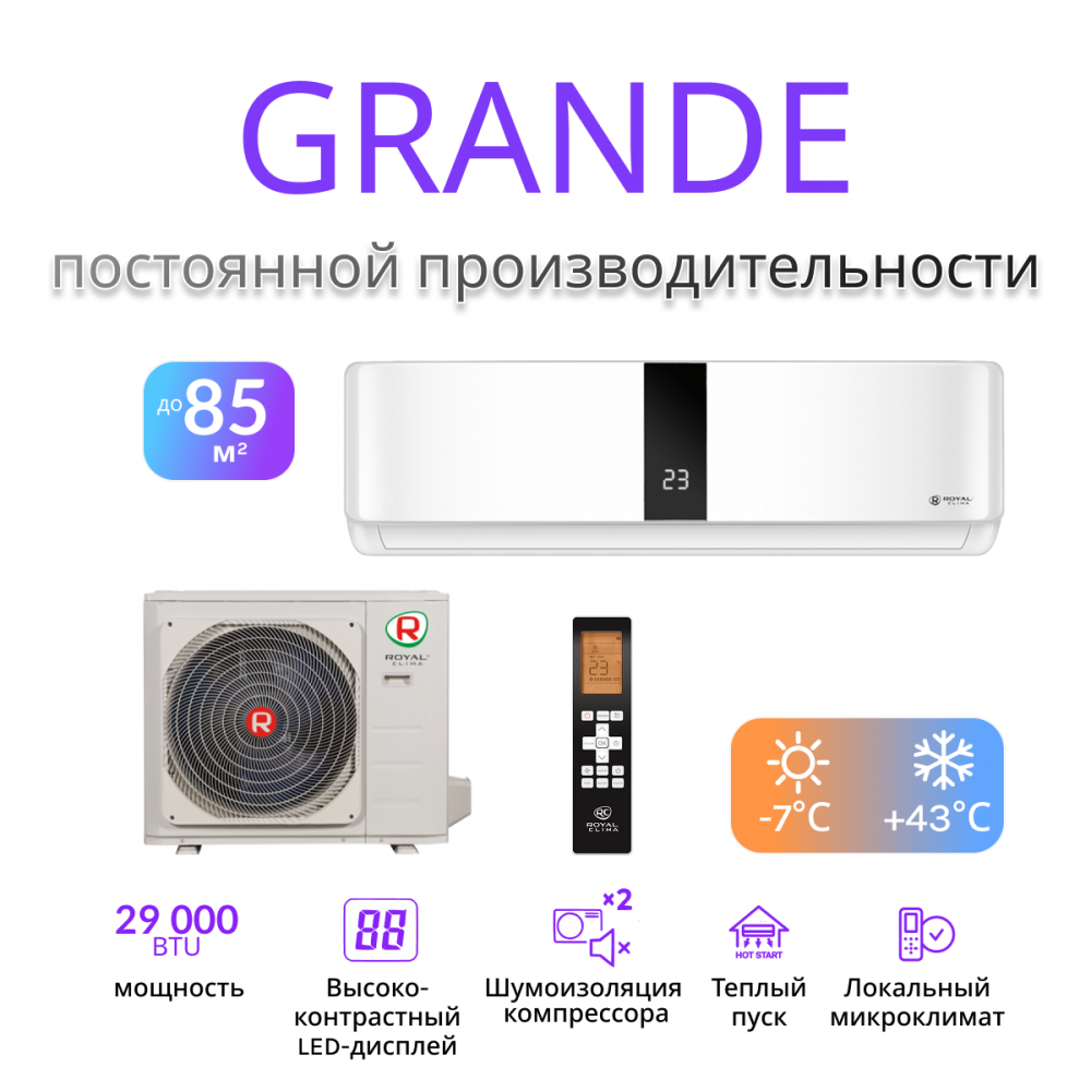 ROYAL CLIMA GRANDE RC-GDB90HN