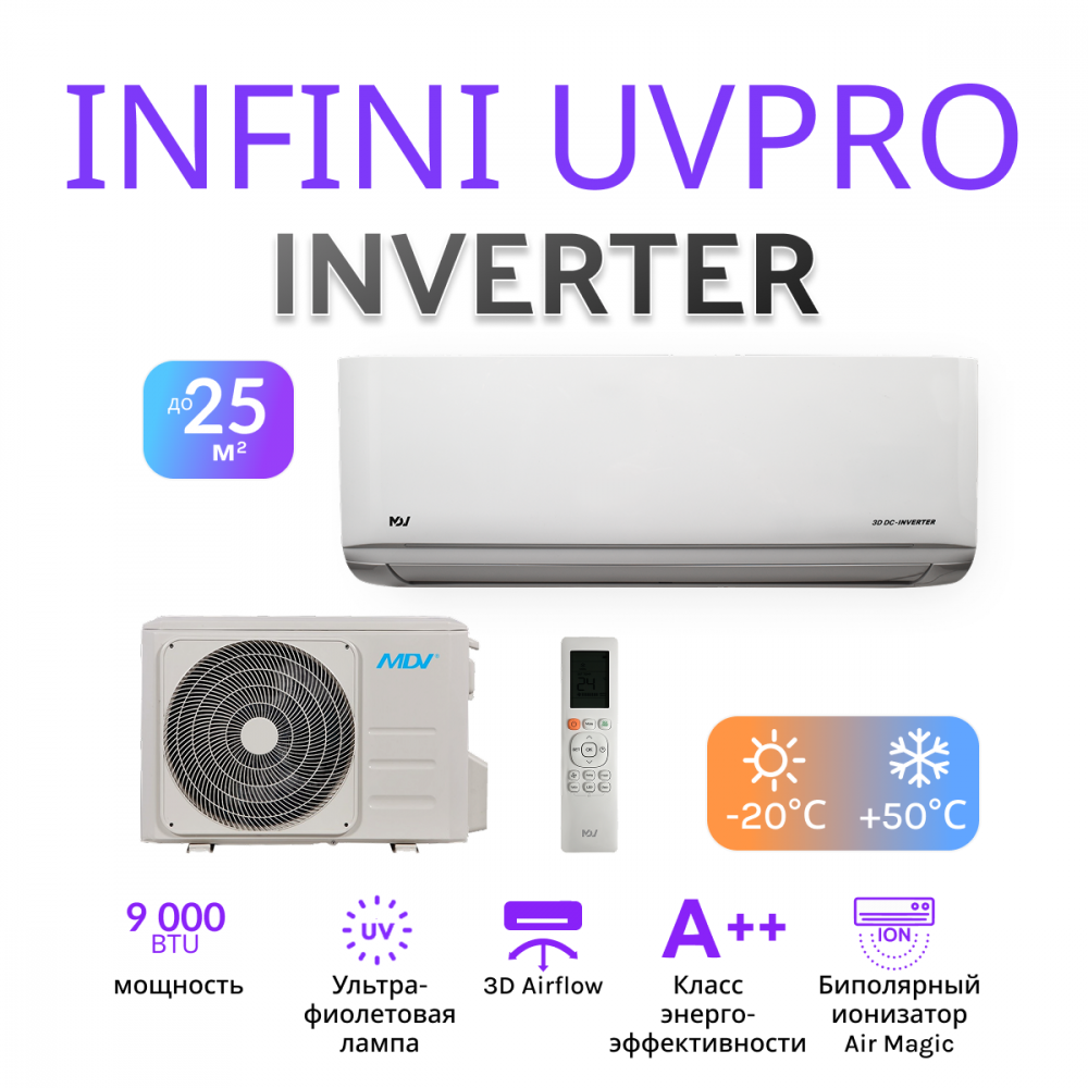 MDV INFINI UVpro INVERTER MDSAL-09HRFN8 / MDOAG-09HFN8