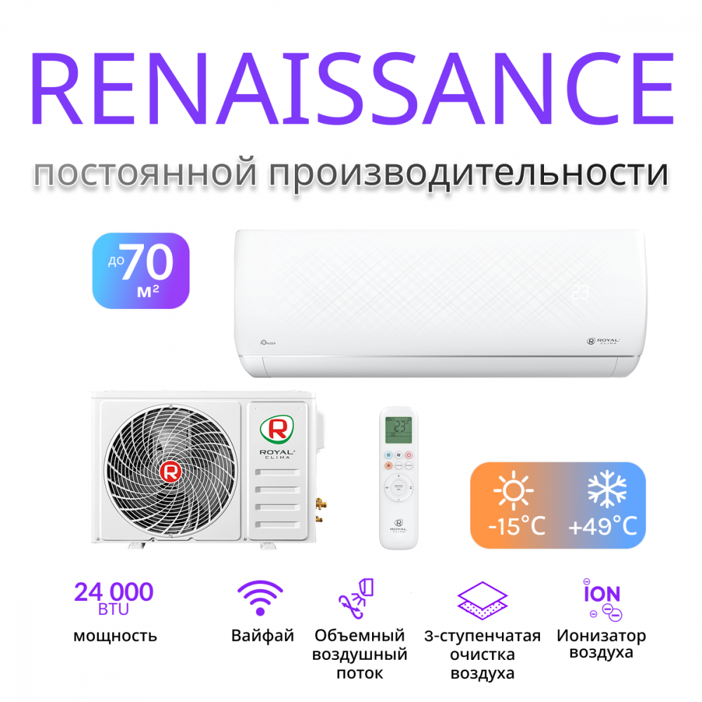 ROYAL CLIMA RENAISSANCE 2025 RC-RND70HN