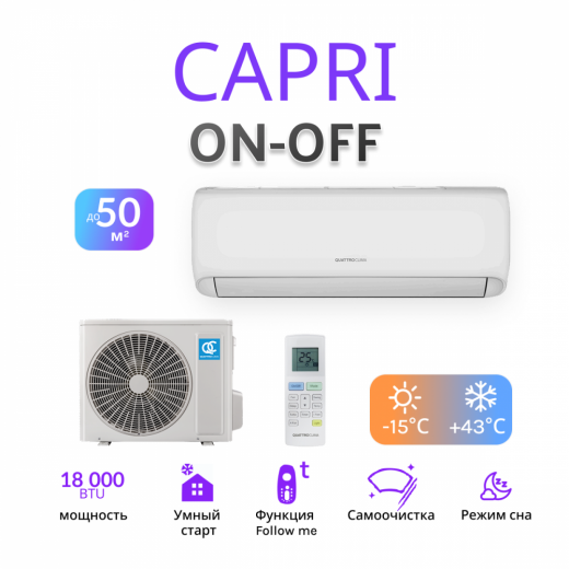 Quattroclima Capri QV-CA18WA/QN-CA18WA