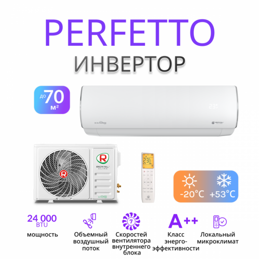 ROYAL CLIMA PERFETTO DC EU Inverter 2025 RCI-PFD75HN