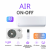 DAICHI AIR ON/OFF AIR35AVQ1R/AIR35FV1R