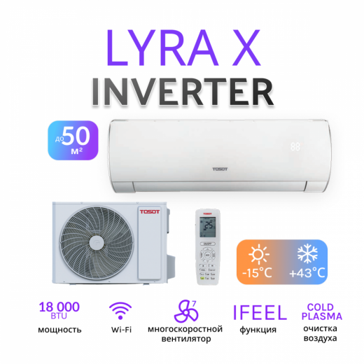 TOSOT серии Lyra X T18H-SLyW/I/T18H-SLyW/O