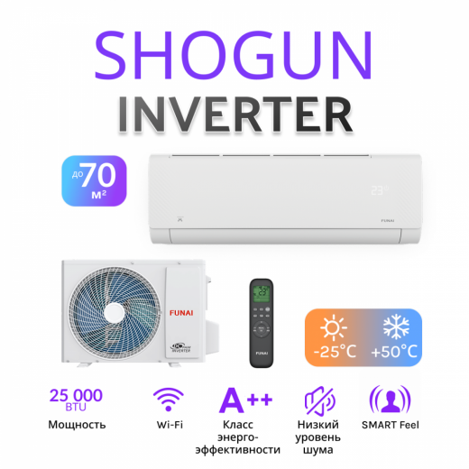 FUNAI SHOGUN Inverter 2025 RAC-I-SG75HP.D04