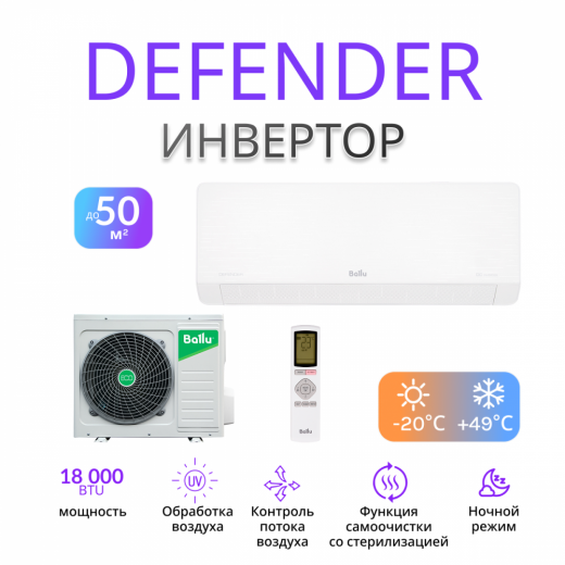 BALLU Defender BSHI-18HN8