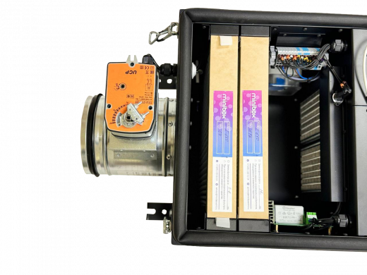 Вентиляционная установка с электрическим нагревом Minibox.Е-650.PREMIUM в комплекте фильтры G4+HEPA-11, Wi-Fi modul GTC Вентилятор EC (Швеция и Германия)